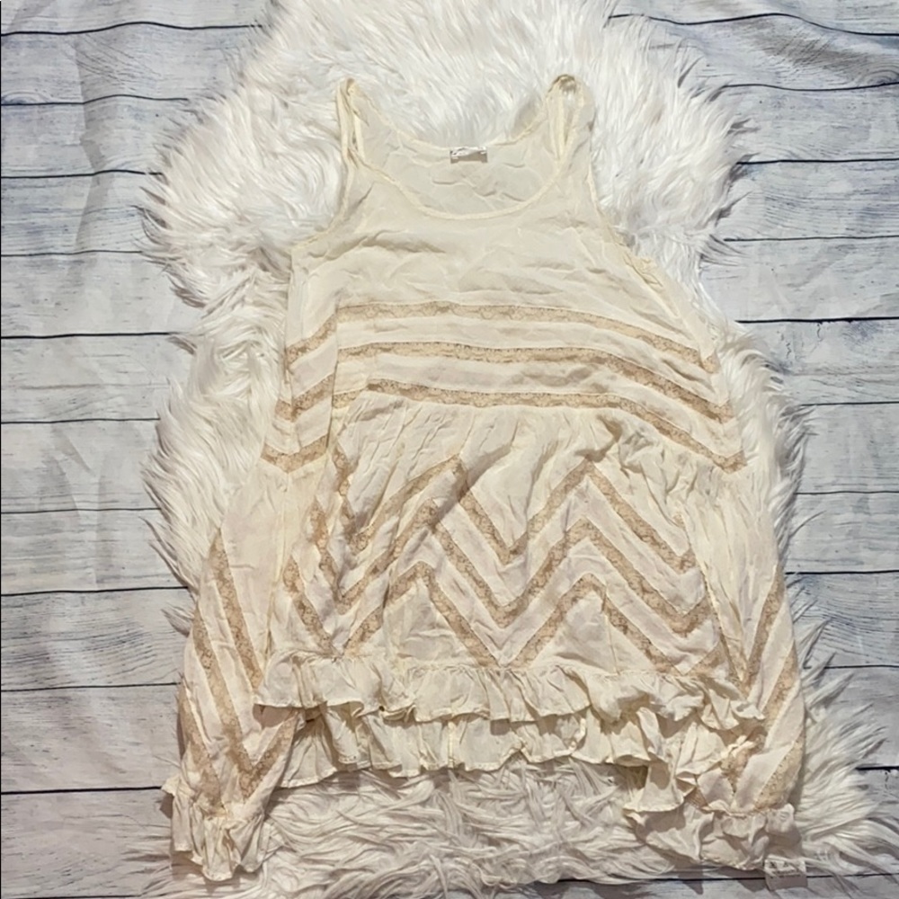 SOLD! Intimately Free People Voile and Lace Trapez - Picture 2 of 6